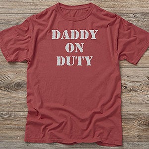 On Duty Personalized Hanes ComfortWash T-Shirt - 5883-CWT