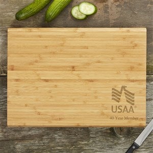 Personalized Bamboo Cutting Board  - 10x14 - 59013-USAA-40