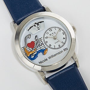 Personalized 3-D Nursing Watch - 6084D