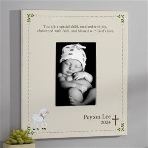 Christened With Faith Personalized 5x7 Wall Frame - Vertical - 6110-WV