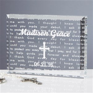 I Thank God Personalized Baptism Keepsake - 6115-N