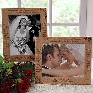 Love Is Patient Personalized 8x10 Frame - 6517
