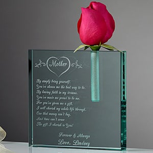 Mother I Love Personalized Bud Vase - 6524