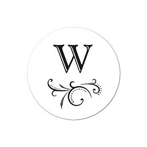 Elegant Monogram Personalized Labels - 6547