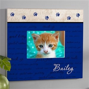 Good Kitty Personalized 5x7 Wall Frame - Horizontal - 6552-WH