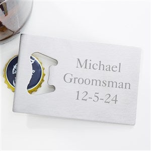 You Name It Credit Card Size Bottle Opener - 6650-U