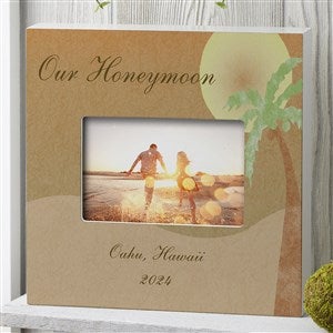 Personalized Honeymoon Picture Frame - 4x6 Box  - 6730-B