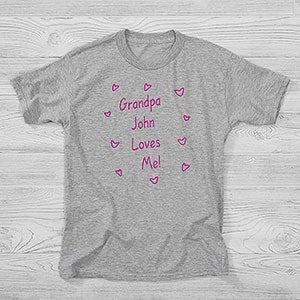 Somebody Loves Me Personalized Hanes® Kids T-Shirt - 6893-YCT