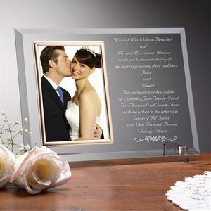 Wedding Invitation Personalized Frame - 7027