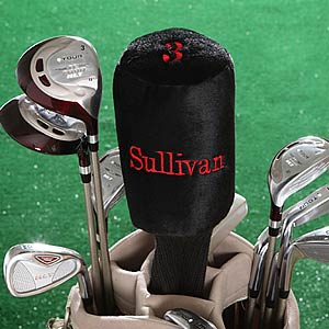 Custom Name Personalized Golf Club Head Covers - 7034-N