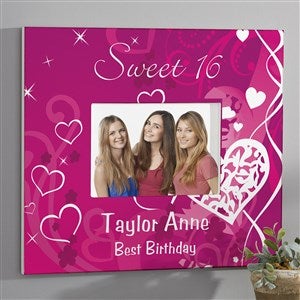 Personalized Sweet 16 Picture Frame 5x7 Wall - 7136-W