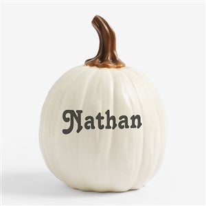 Our Family Patch Personalized Pumpkins - Small Cream - 7144SC