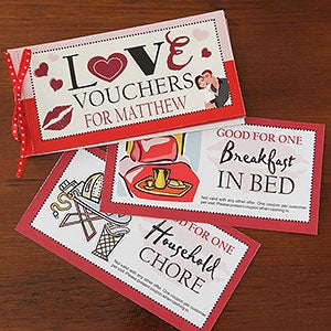 Personalized Vouchers Of Love - 7454
