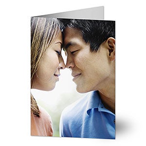 Romantic Personalized Photo Greeting Cards - Vertical - 7499-V