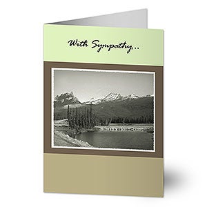 Sympathy Personalized Greeting Card - 7526