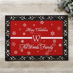Personalized Holiday Doormats - Winter Wonderland - 7808-S