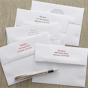 Return Address Imprinted 5¼ x 7¼ Envelopes - 7833