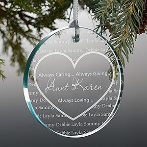 Always Loved Personalized Premium Ornament - 7841N-P