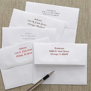 Return Address Imprinted<br>4 3/8" x 5 3/4" Envelopes - 7913