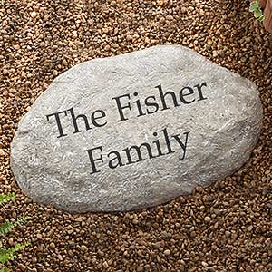 Personalized Decorative Garden Stones - Large - 7970-LN