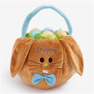 Personalized Boys Easter Basket - Blue Easter Bunny - 7974-B