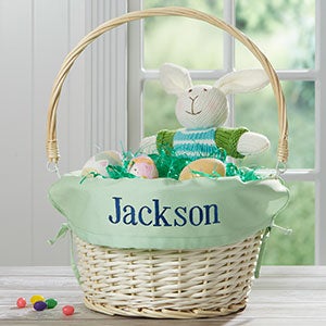 Boys Personalized Easter Basket - Green - 7984-G