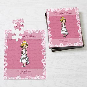 Our Flower Girl Personalized Character 25 Pc Puzzle - 8126-25