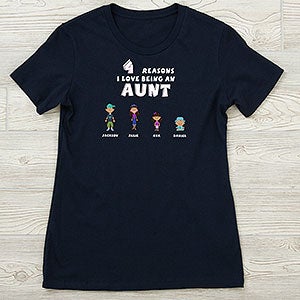 Her Reasons Why Personalized Next Level™ Ladies Fitted Tee - 8159-NL