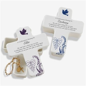 A Confirmation Blessing Personalized Cross Box - 8189