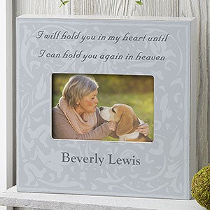 Forever In Our Hearts Personalized Memorial Frame - 4x6 Horizontal Box - 8203-BH