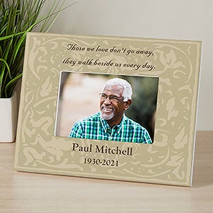 Forever In Our Hearts Personalized Memorial Frame - 4x6 Tabletop Horizontal - 8203
