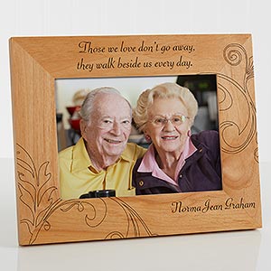 Personalized Memorial Picture Frame 5x7 - Never Forgotten - 8247-M