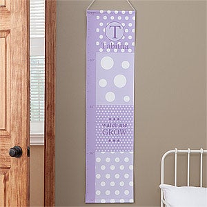 Polka Dot Personalized Growth Chart - 8276