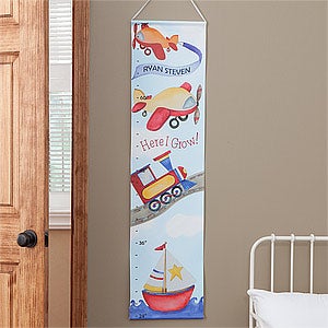 Transportation Personalized Growth Chart - 8291