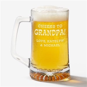 Cheers! 25 oz. Personalized Beer Mug - 8315