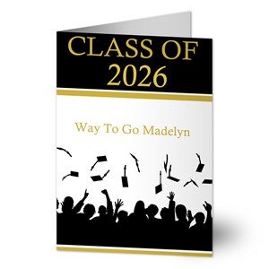 Hats Are Off Personalized Greeting Card - 8343