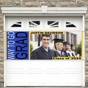 With Great Pride Personalized Photo Banner - 45x108 - 8497-L