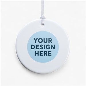 Personalized Custom Logo Round Ornament - 8530