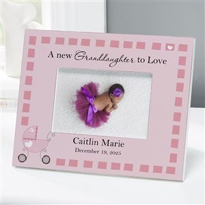New Grandbaby Personalized 4x6 Tabletop Frame - Horizontal - 8653