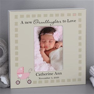 New Grandbaby Personalized 4x6 Box Frame - Vertical - 8653-BV
