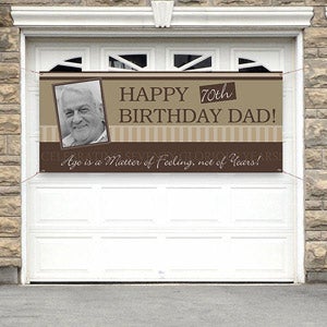 Special Birthday Personalized Photo Banner - 30x72 - 8739