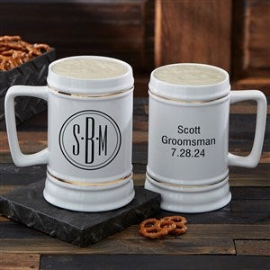 Cheers To The Groomsmen Personalized Beer Stein - 8895