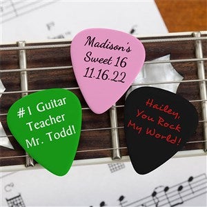 Guitar Pick Gift for Son From Mom Dad Gifts for Musician Guitar Player Inspirational Graduation Christmas Birthday Gifts 