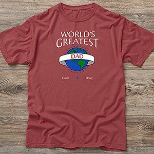 Worlds Greatest Personalized Hanes® Adult ComfortWash™ T-Shirt - 9124-CWT