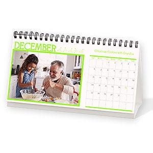 Through The Year Personalized Photo Desk Calendar - 9477