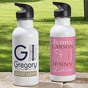 Personally Yours Personalized 20 oz. Water Bottle - 9539-1