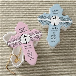 May God Bless Me Personalized Cross Box - 9647