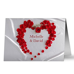 Heart of Roses Greeting Card - 9683
