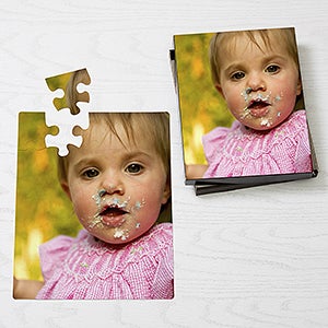 Personalized Photo Kids Puzzle with Keepsake Tin - Vertical - 9702-25V