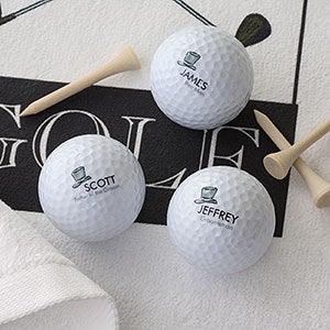 Personalized Golf Balls for Groomsmen - 9750-B